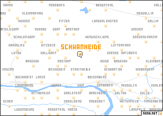 map of Schwanheide