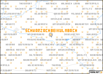 map of Schwarzach bei Kulmbach