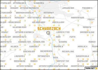 map of Schwarzach