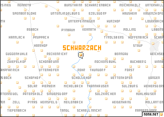 map of Schwarzach