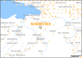 map of Schwarzach