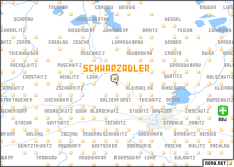 map of Schwarzadler