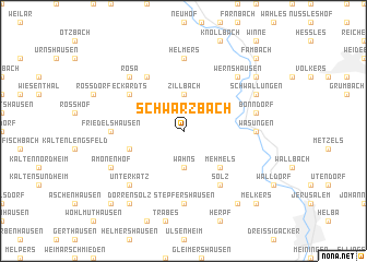 map of Schwarzbach