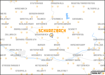 map of Schwarzbach