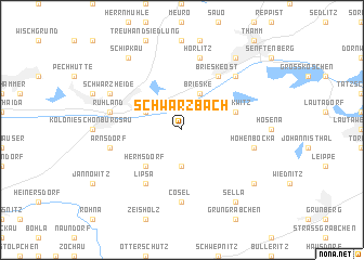 map of Schwarzbach