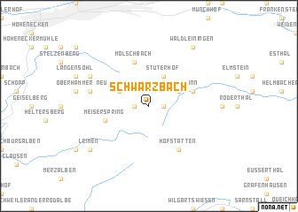 map of Schwarzbach