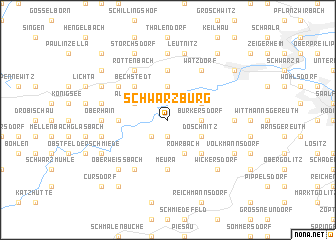 map of Schwarzburg