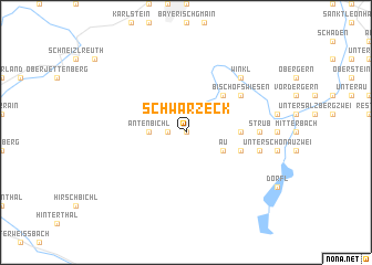 map of Schwarzeck