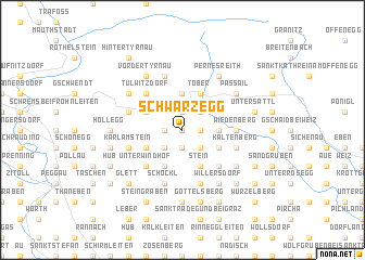 map of Schwarzegg