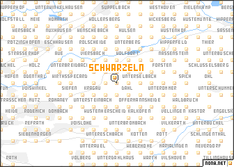 map of Schwarzeln