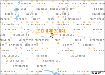 map of Schwarzenau