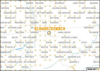 map of Schwarzenbach