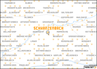 map of Schwarzenbach