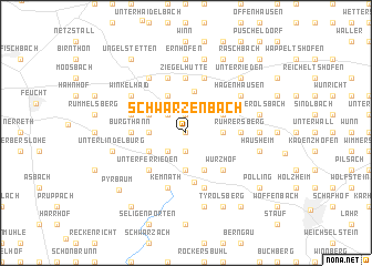 map of Schwarzenbach