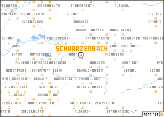 map of Schwarzenbach