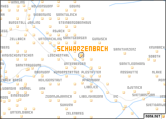 map of Schwarzenbach