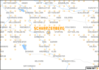 map of Schwarzenberg