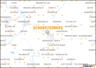 map of Schwarzenberg