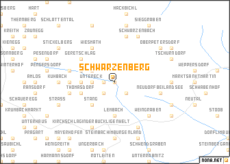 map of Schwarzenberg