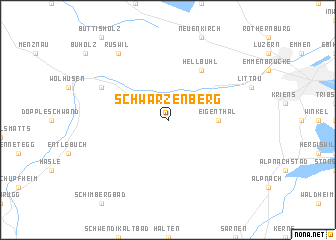 map of Schwarzenberg