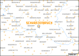 map of Schwarzenbruch