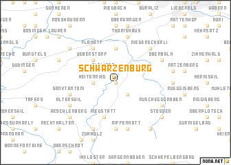 map of Schwarzenburg