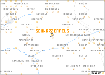 map of Schwarzenfels