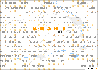 map of Schwarzenfurth