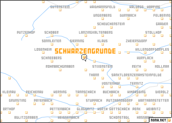 map of Schwarzengründe