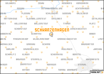 map of Schwarzenhagen