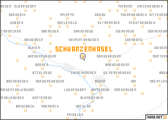 map of Schwarzenhasel