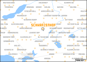 map of Schwarzenhof