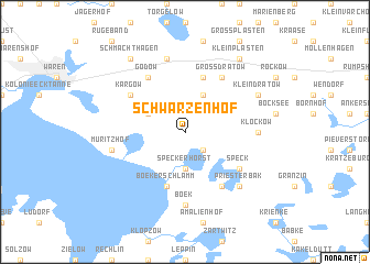 map of Schwarzenhof