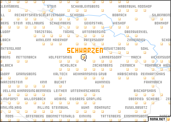 map of Schwarzen