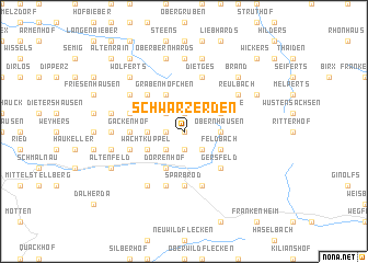 map of Schwarzerden