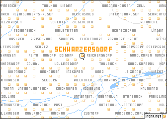 map of Schwarzersdorf