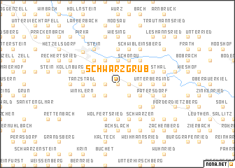 map of Schwarzgrub