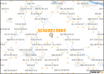 map of Schwarzmaar