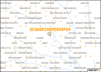 map of Schwarzmannshofen