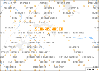 map of Schwarzwasen