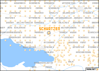 map of Schwatzen