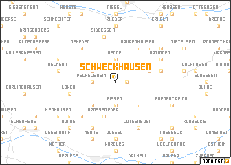 map of Schweckhausen