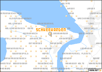 map of Schweewarden