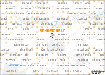 map of Schweicheln