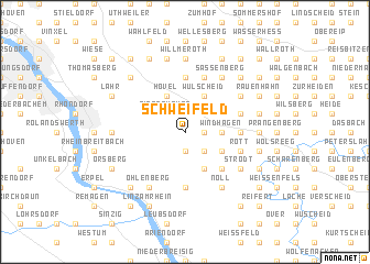 map of Schweifeld