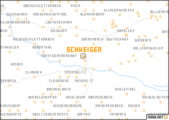 map of Schweigen