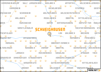 map of Schweighausen