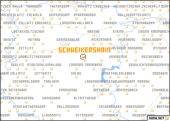 map of Schweikershain