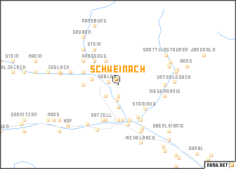 map of Schweinach