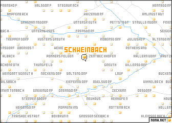 map of Schweinbach